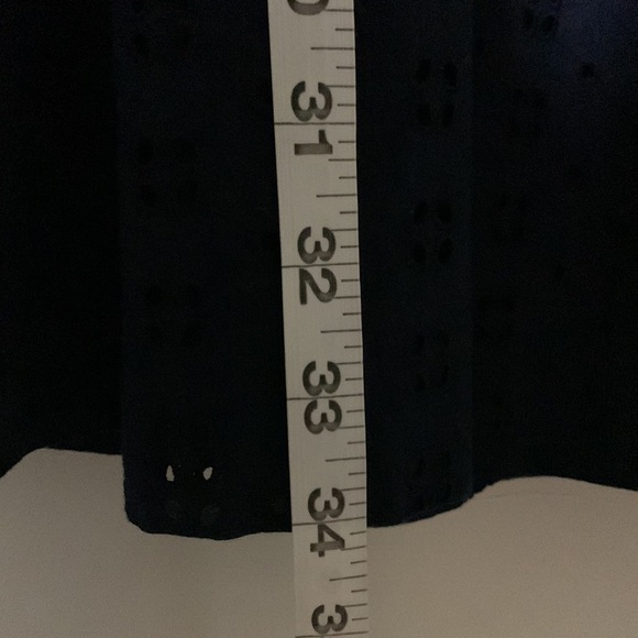 J. Crew navy sleeveless eyelet dress - Picture 11 of 14